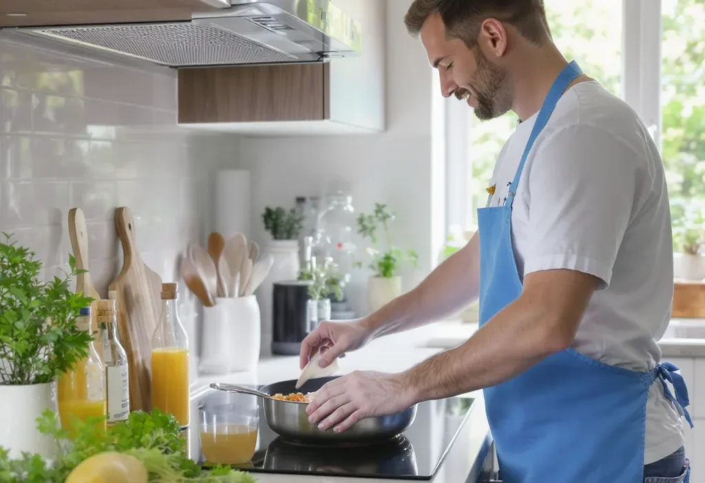 Professional cleaning a modern oven interior for efficient, energy-saving cooking performance