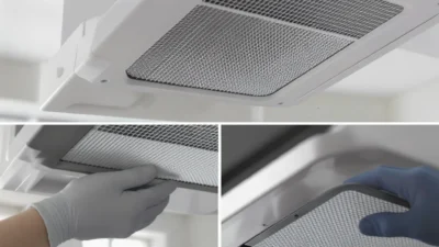 Technician cleaning computer fan and heatsink for optimal airflow and heat transfer maintenance