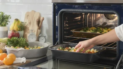 Oven cooking checklist for energy-efficient meals on busy weeknights