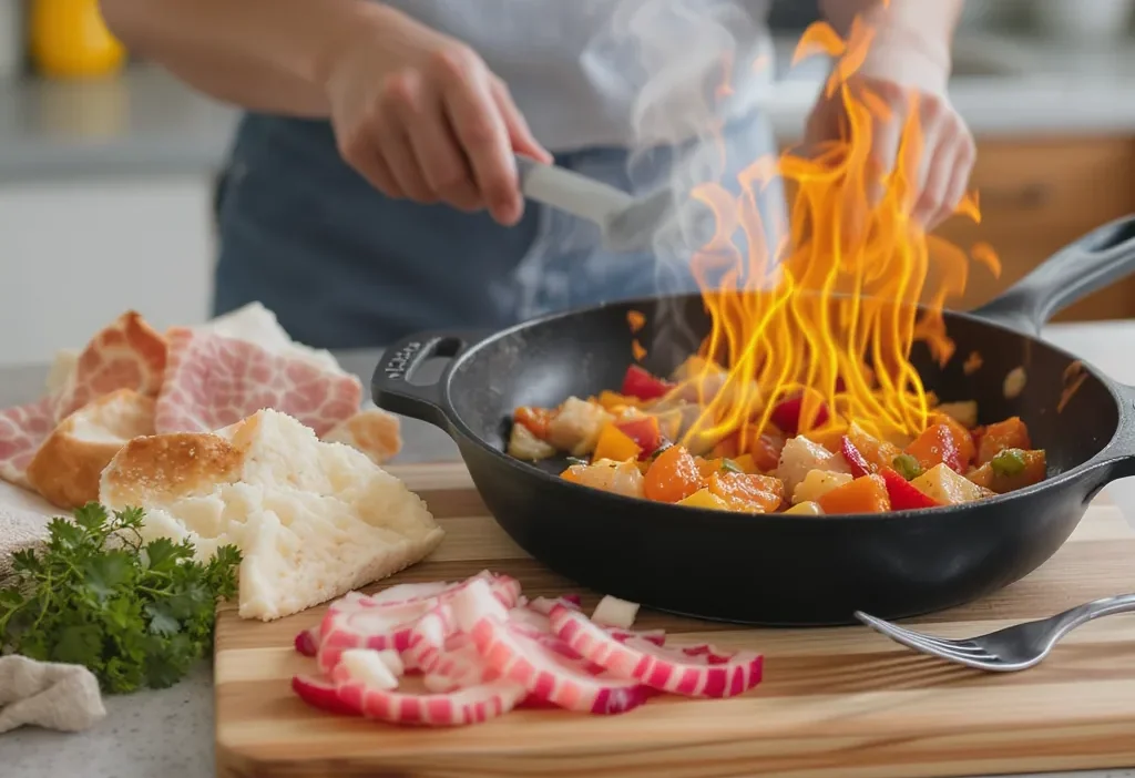 Infographic comparing Prep First vs Heat First methods to reduce oven and appliance run time for energy efficiency.