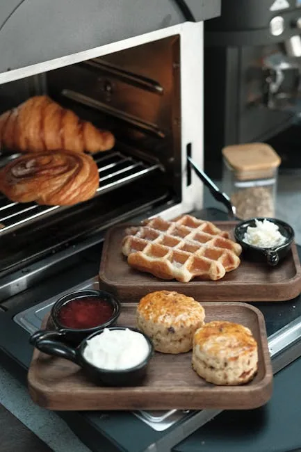 Modern Full-size Toaster Oven Showing Energy Consumption
